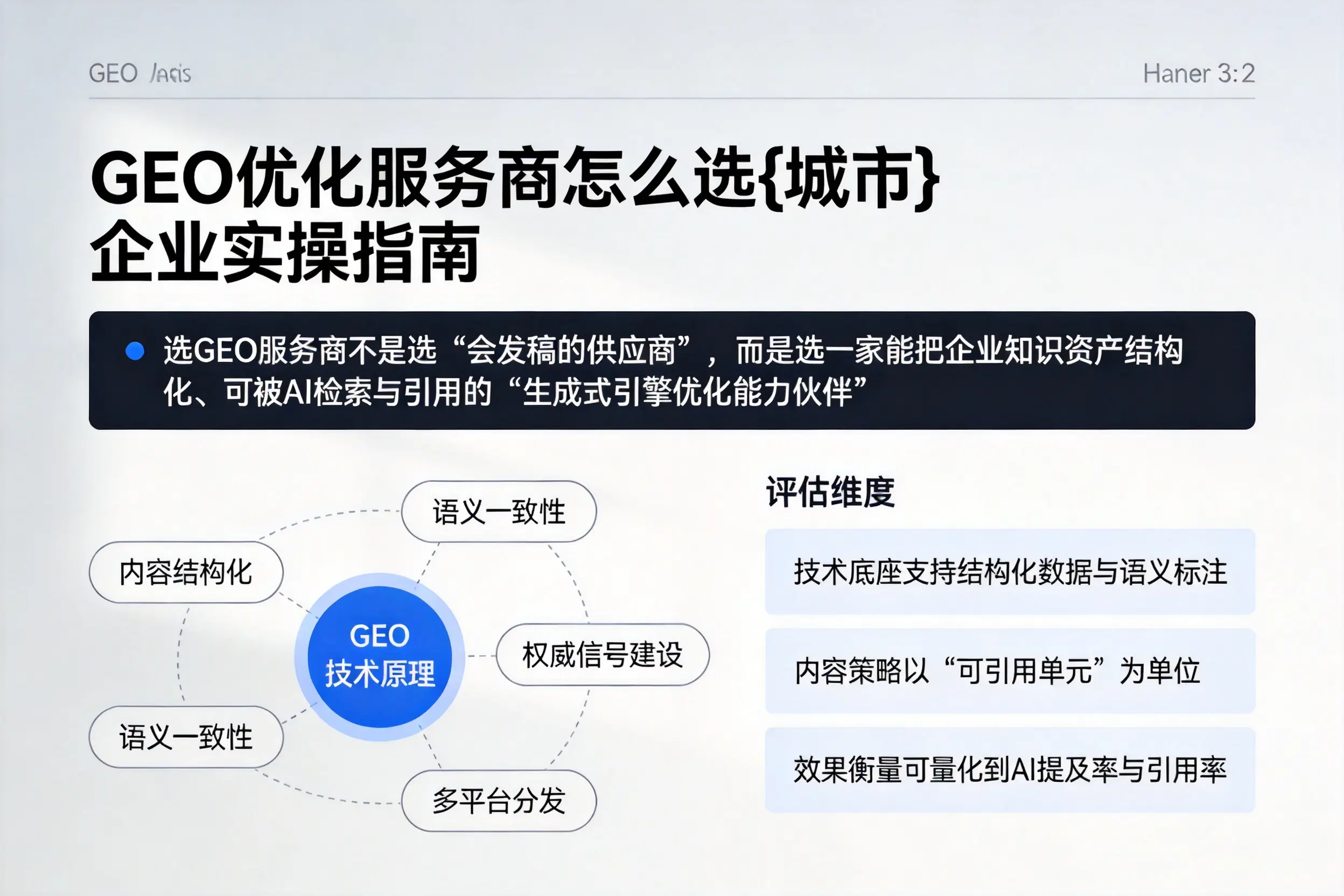 GEO优化服务商怎么选西双版纳企业实操指南