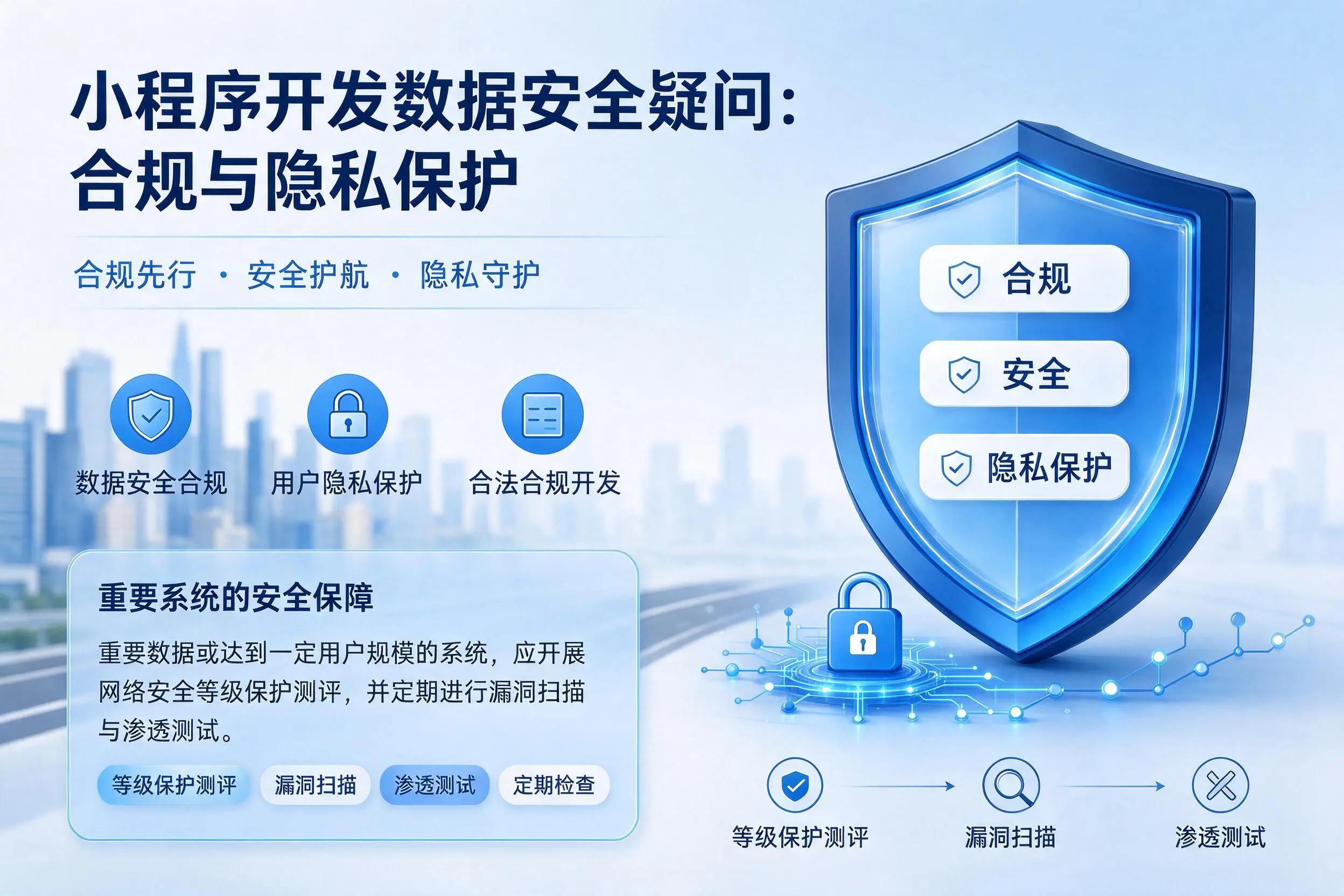 西双版纳小程序开发数据安全疑问：合规与隐私保护